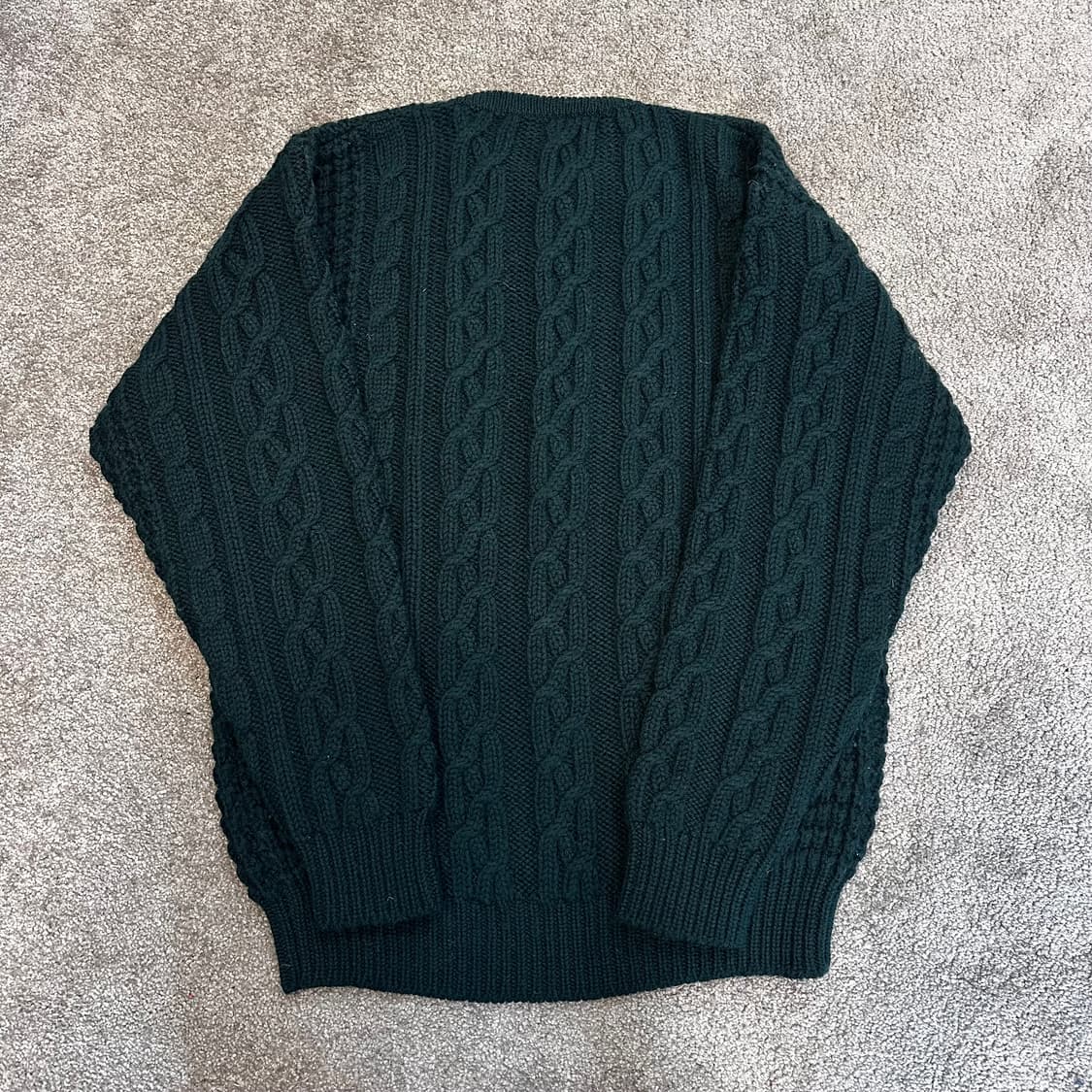 빈티지 그린 피셔맨 꽤배기 니트M 상품이미지6