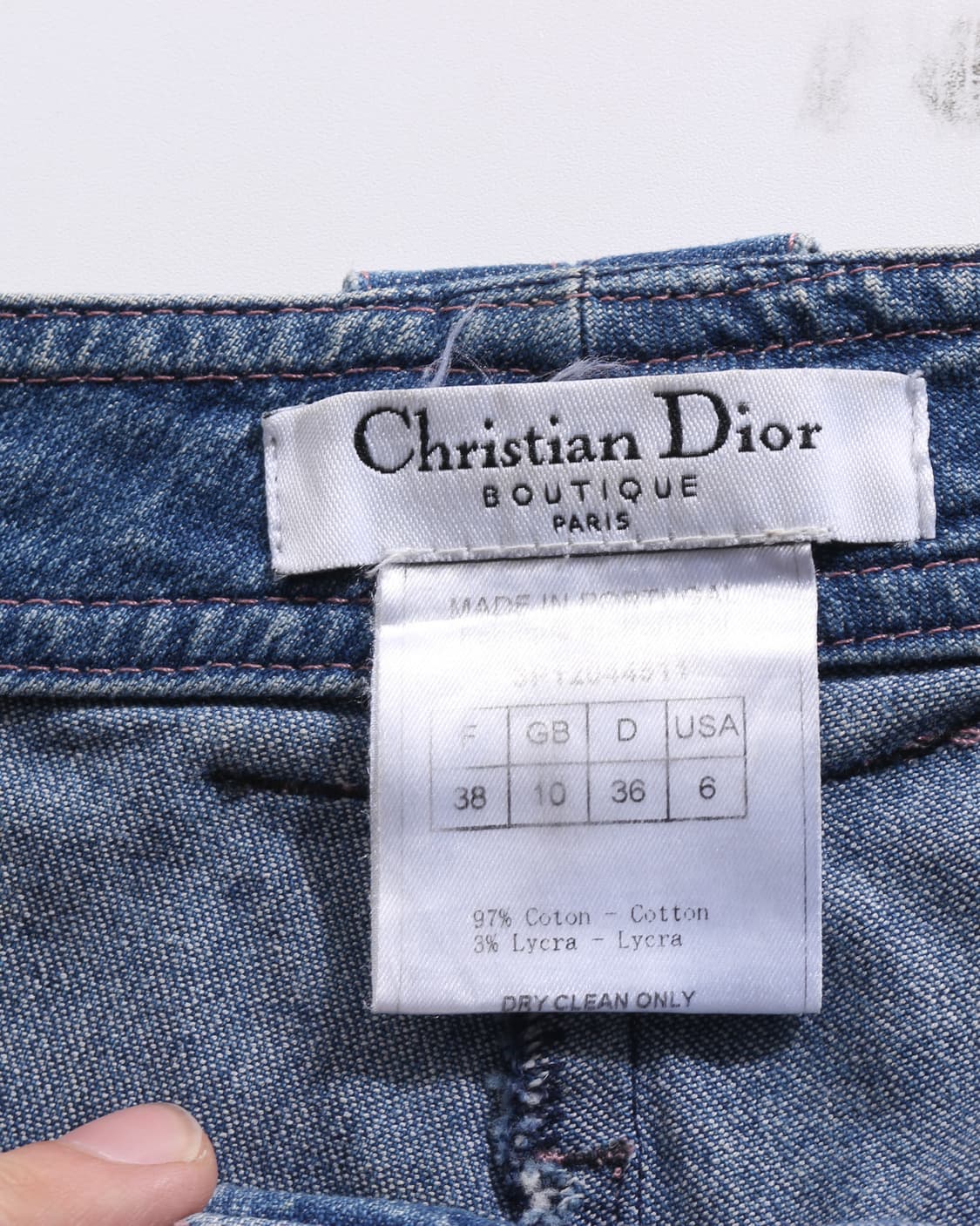 Dior boutique by galliano denim pants  상품이미지3