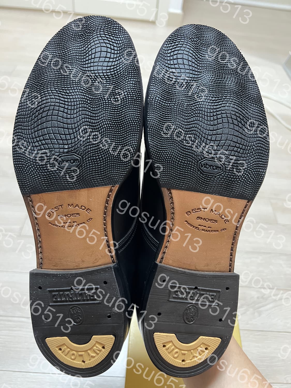 [us 7]피그벨 서비스 슈즈 블랙 상품이미지6