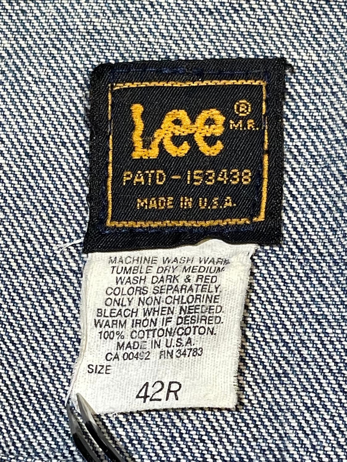 Lee 중청 데님 자켓 상품이미지8