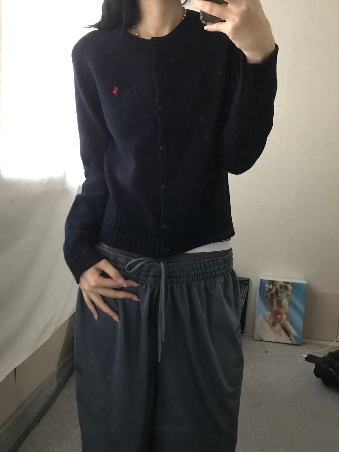 폴로 네이비 가디건 상품이미지2