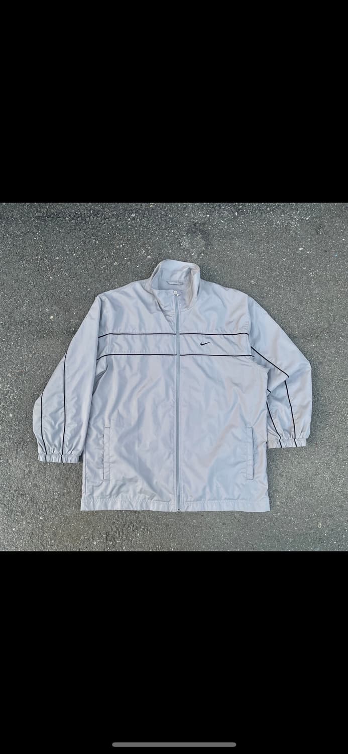 00s 나이키 미드스우시 폴리쉘 바람막이 올드스쿨 백로고 트랙자켓  L 상품이미지8