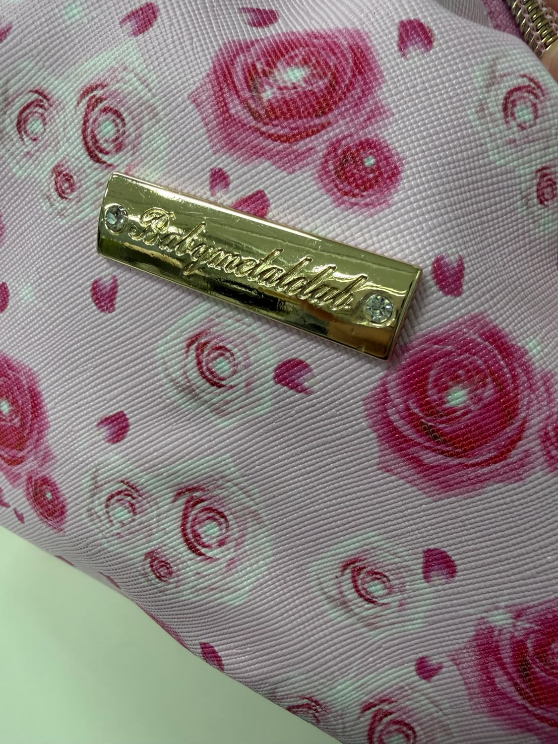 베이비메탈클럽 베메클 로즈 봉봉 파우치 핑크 상품이미지2