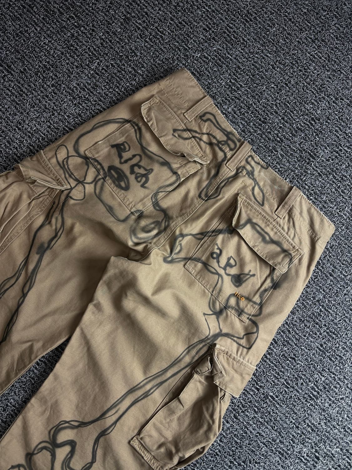 빈티지 아카이브 본 스켈레톤 카고 팬츠 5053 상품이미지6