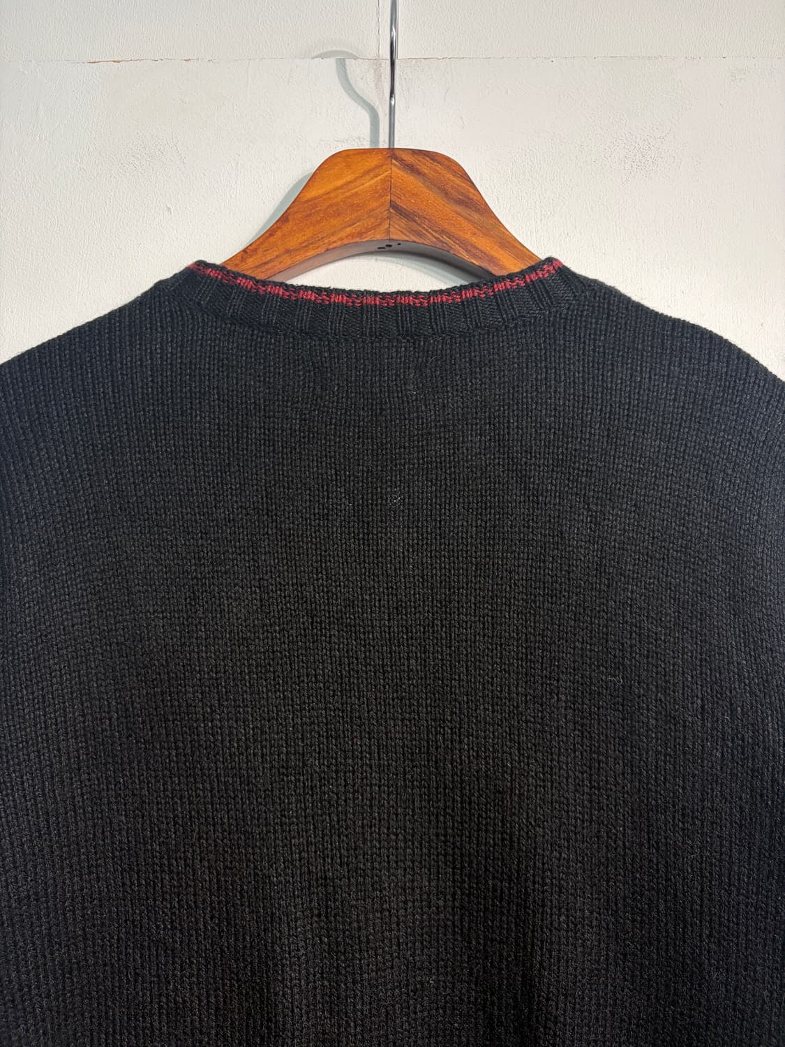 [L] U.S.A. 라미&실크 어글리니트 리스 가디건 L 상품이미지9