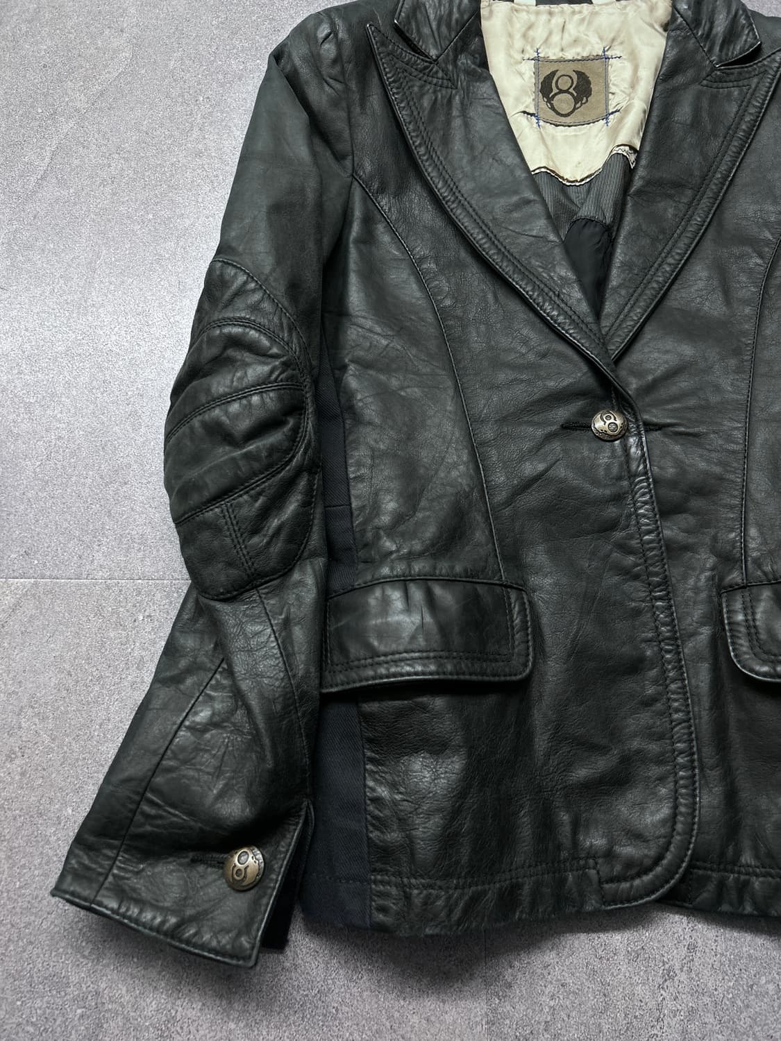 커프링크스 엘보우 패치 베라 펠레 자켓 상품이미지3