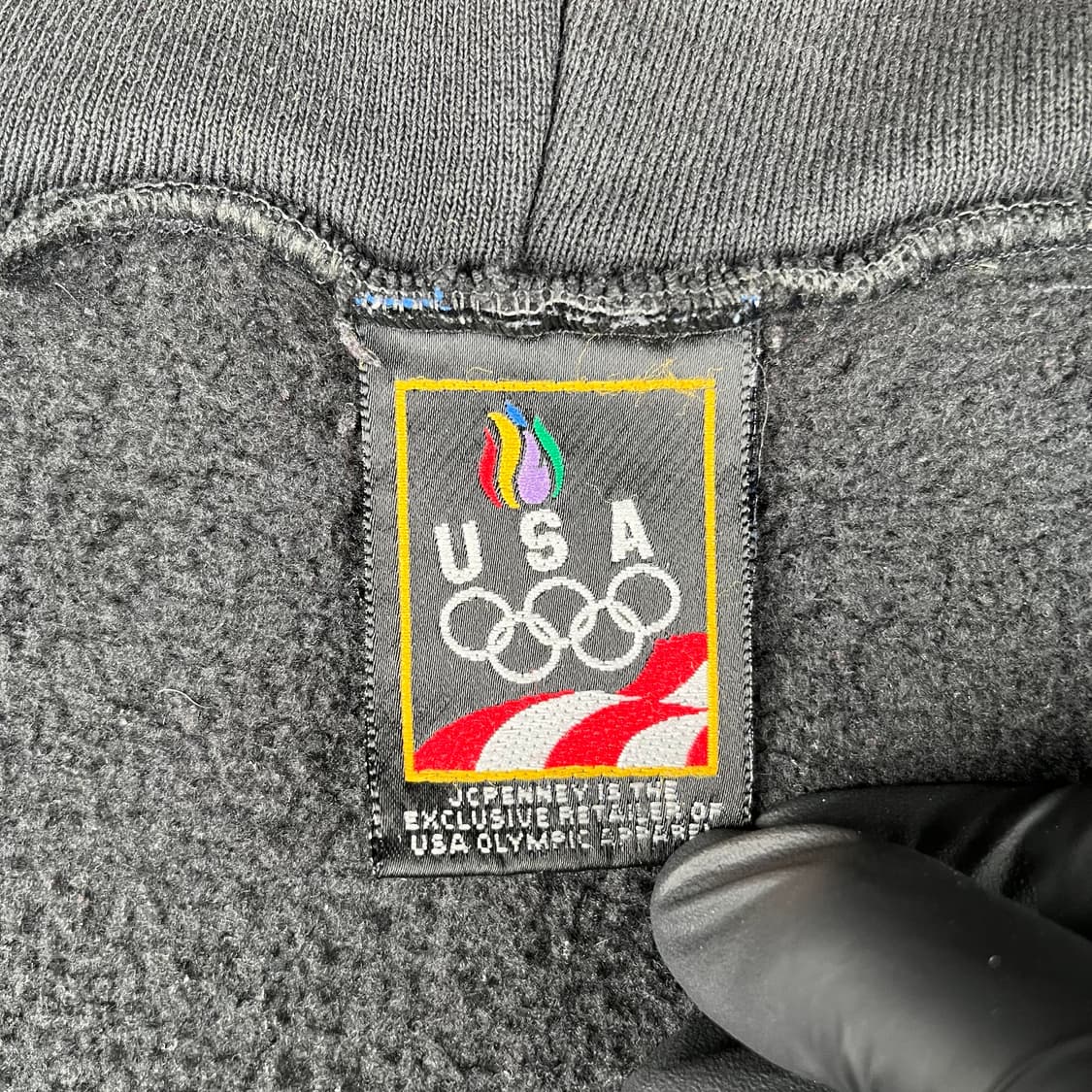 빈티지 USA 올림픽 페인트 스플래터 후드집업 상품이미지3