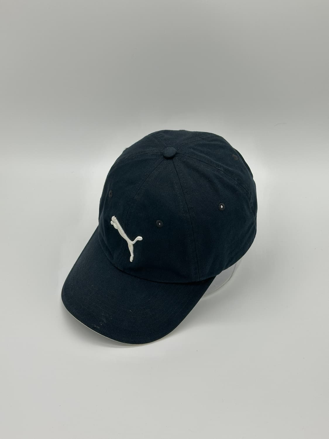 [F] 푸마 로고 블랙 볼캡 모자 상품이미지2
