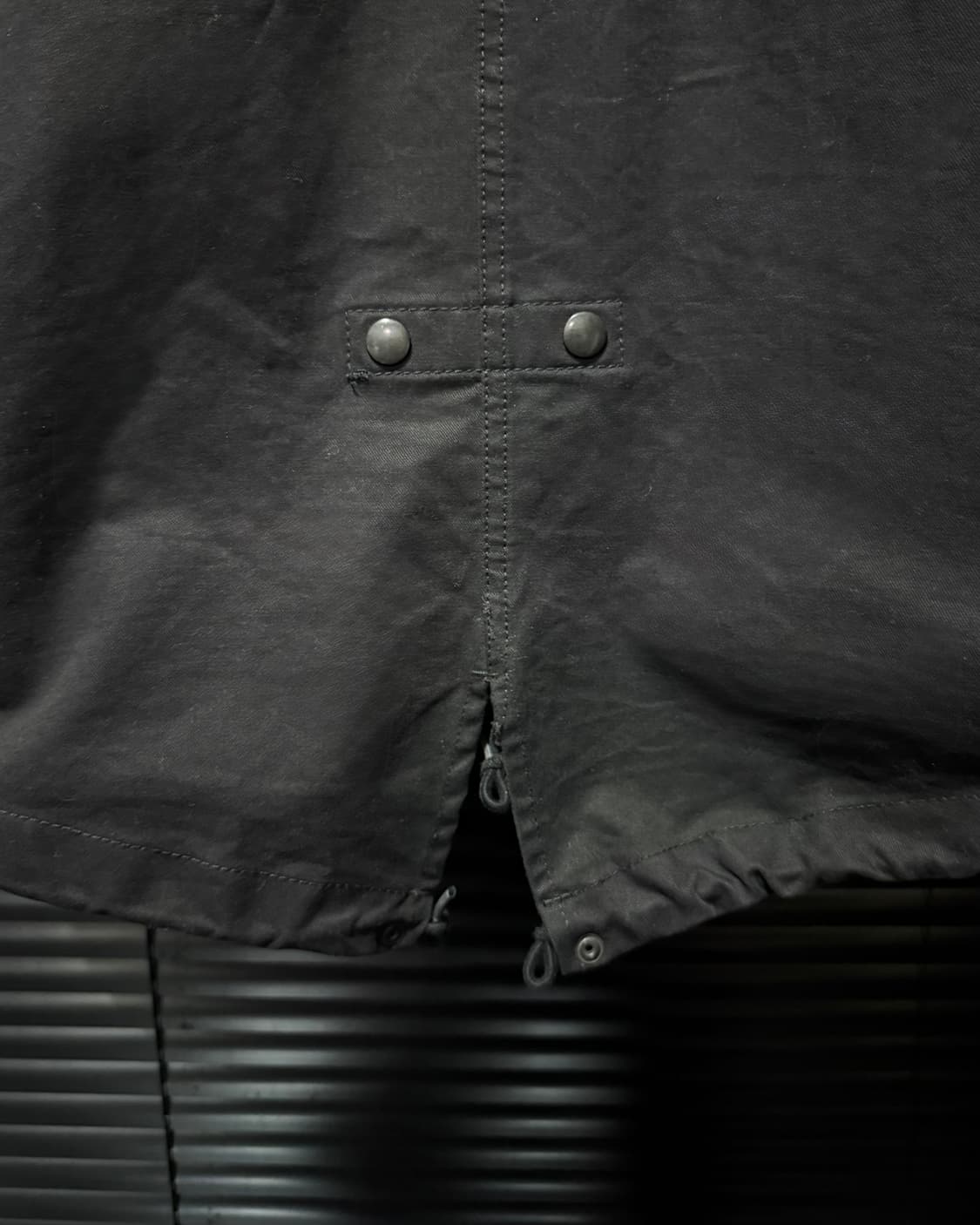 라퍼지스토어 블랙 야상 피쉬테일 개파카 롱 코트 M 95 밀리터리 군인 상품이미지6