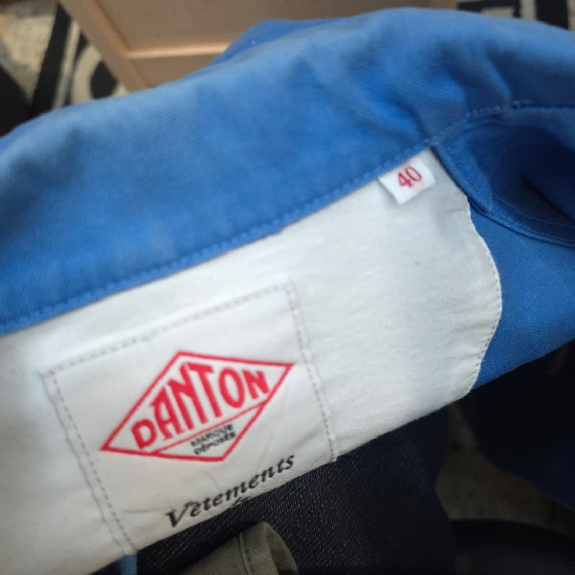 DANTON 코튼 프렌치 워크 자켓 상품이미지3