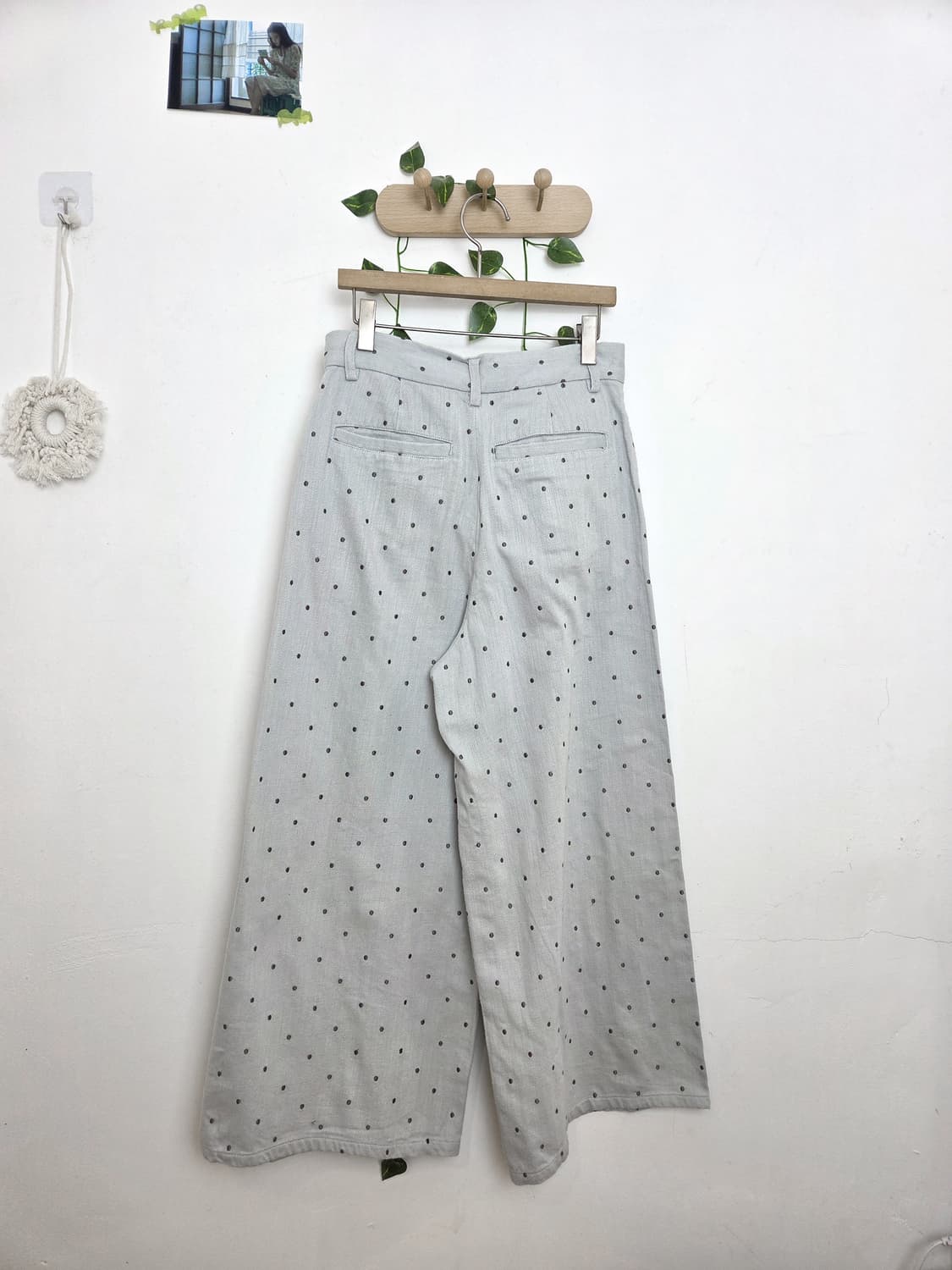 도트 자수 팬츠 상품이미지5