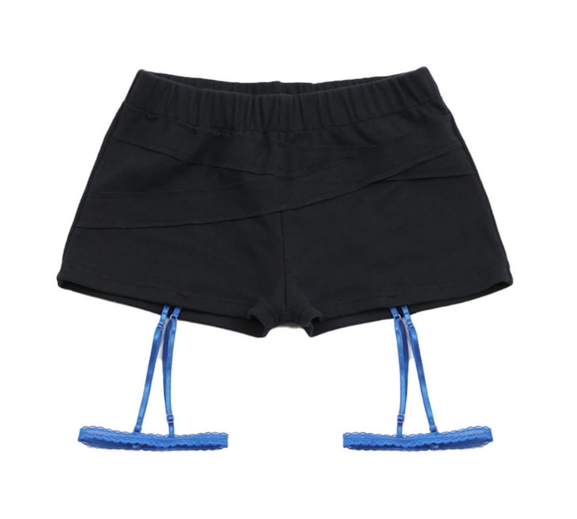 구해요))) 오스하이 가터 쇼츠 상품이미지1