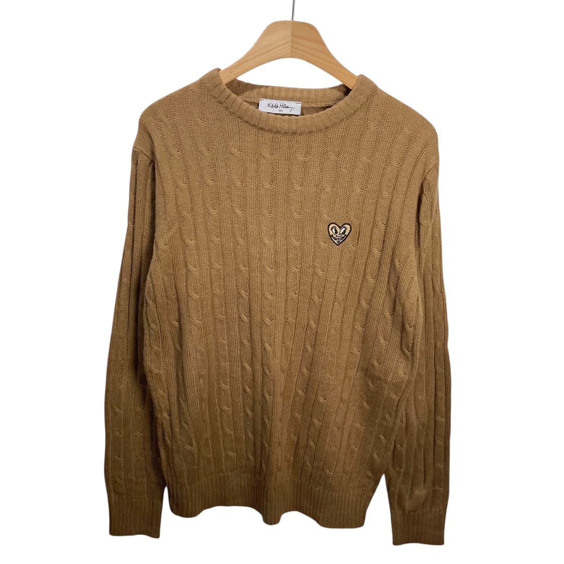 키스헤링 케이블 베이지 니트 상품이미지2