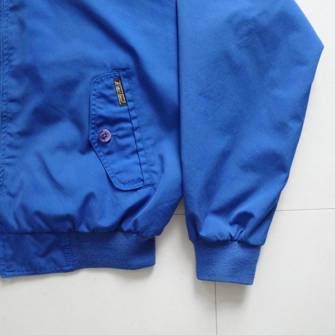 90s 에디바우어 빈티지 65/35 해링턴 자켓 블루 (105) 상품이미지3