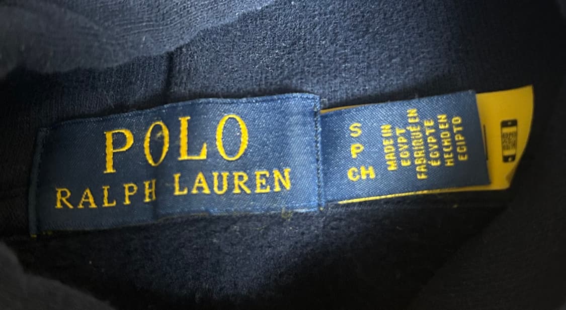 폴로 네이비 후드티 상품이미지3