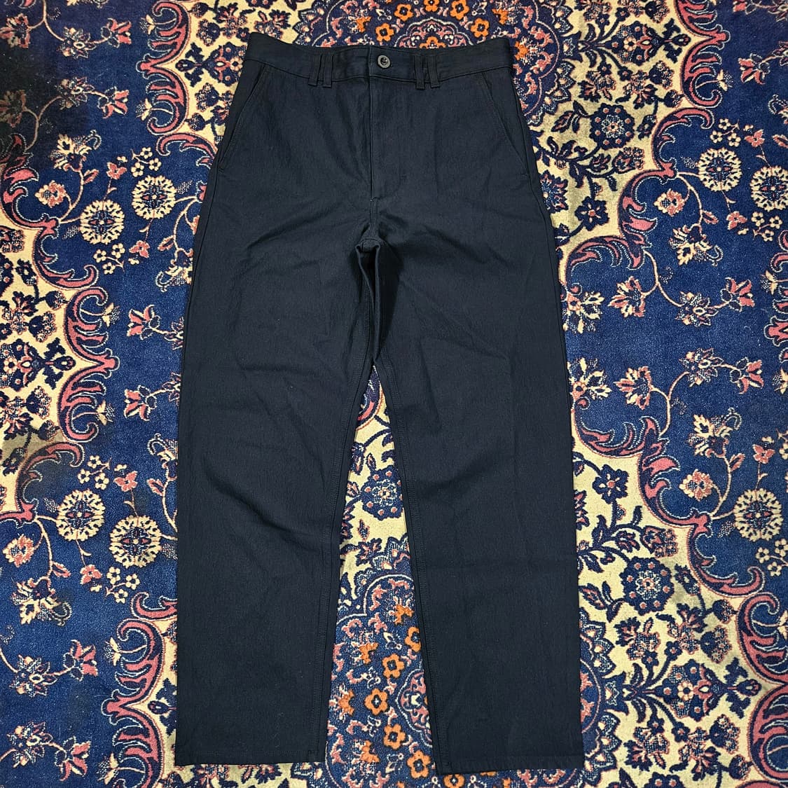 코스(COS) 베이직 다크 네이비 코팅 팬츠 eur 36 size 상품이미지1