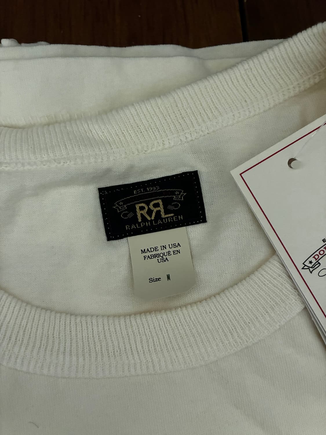 RRL 2팩 티셔츠 화이트 상품이미지3
