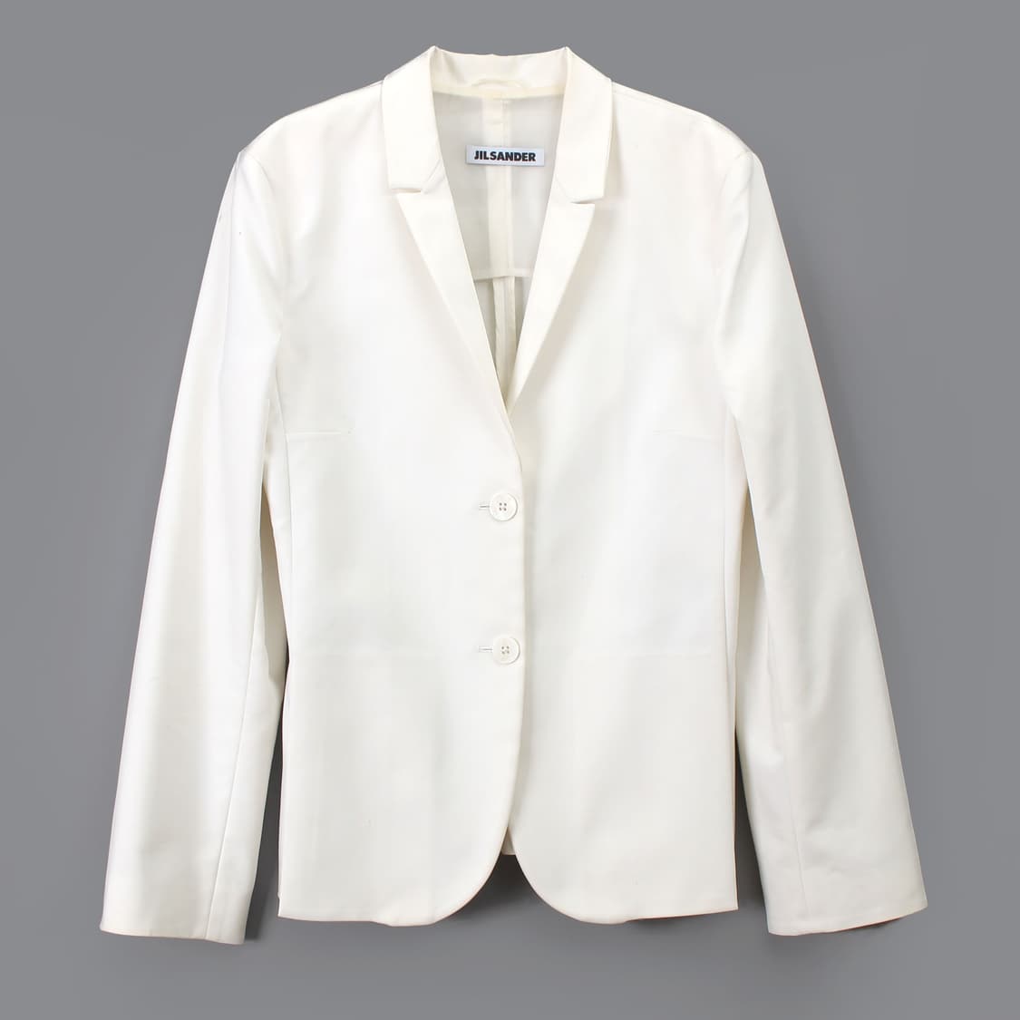 질샌더 Jilsander 빈티지 화이트 코튼 면 싱글 자켓 상품이미지1
