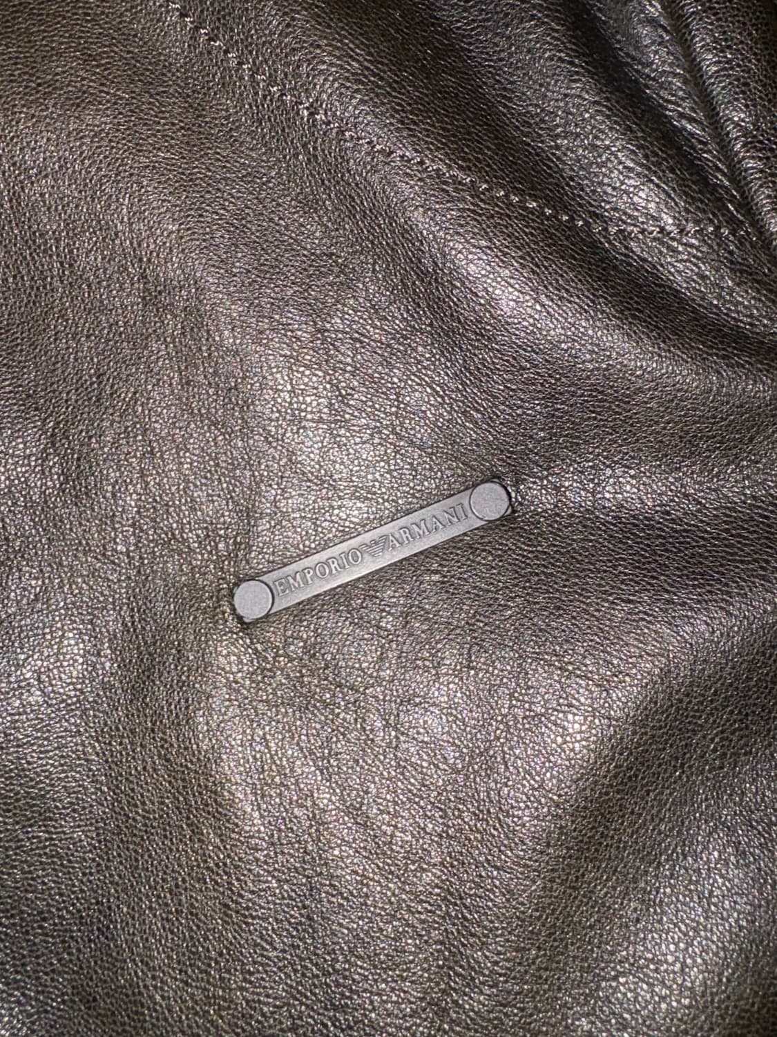 09SS Emporio Armani Leather Jacket 상품이미지5