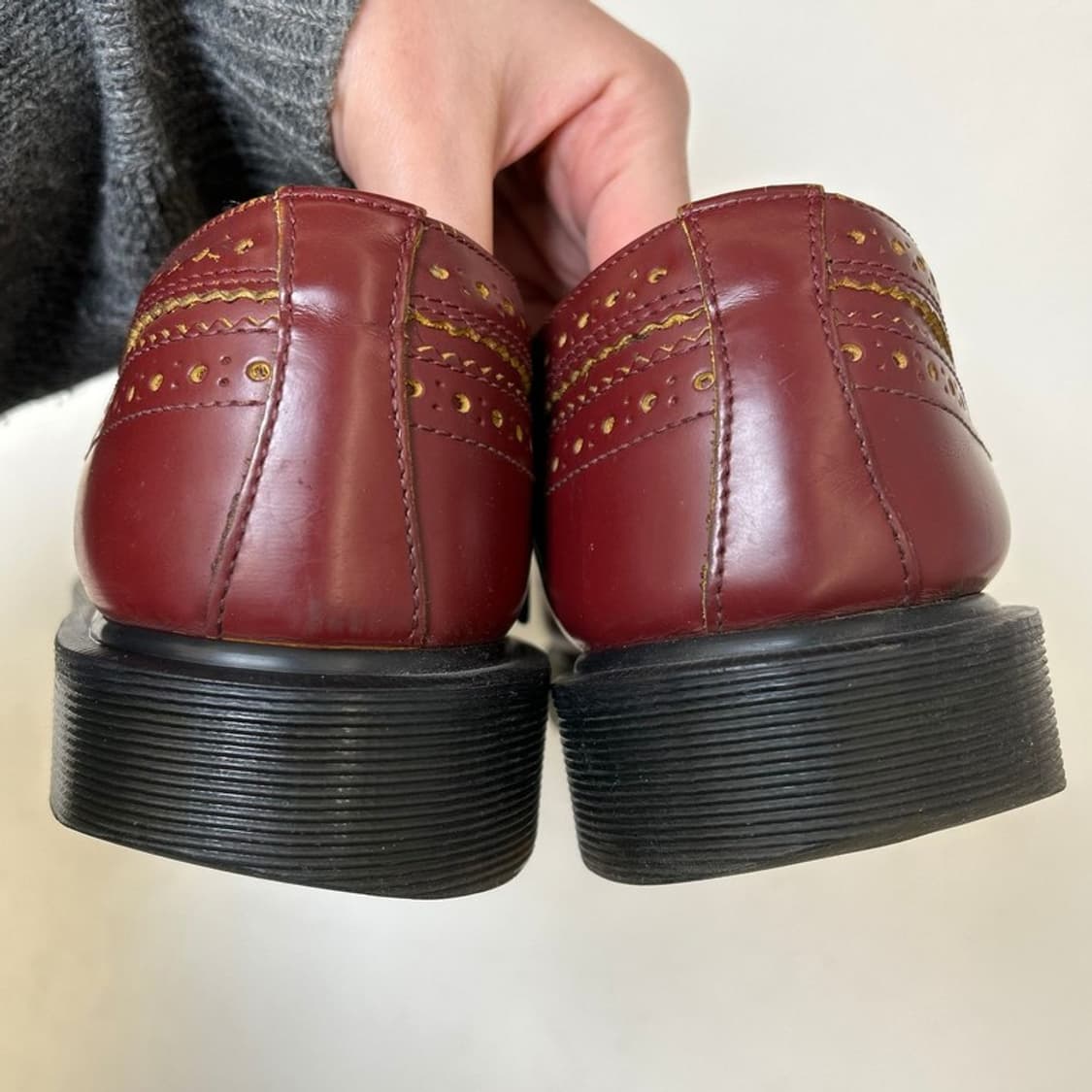 닥터마틴 3989 윙팁 버건디 UK 8 상품이미지6