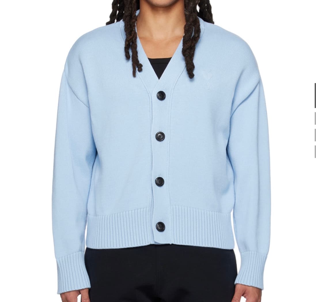 아미 블루 가디건 (unisex L) 상품이미지1