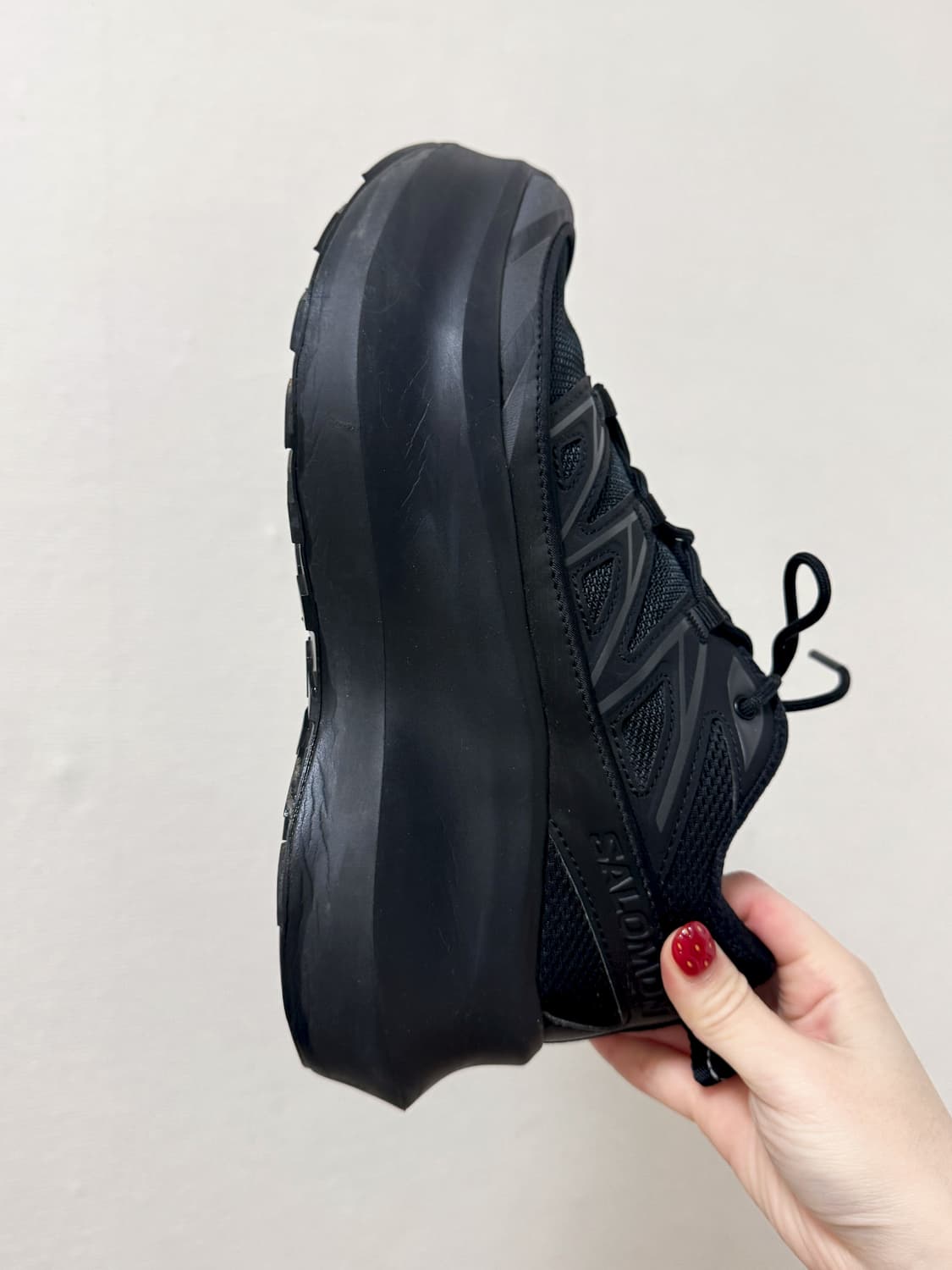 살로몬 x 꼼데 가르송 XT-6 익스팬스 플랫폼 블랙 230 상품이미지3