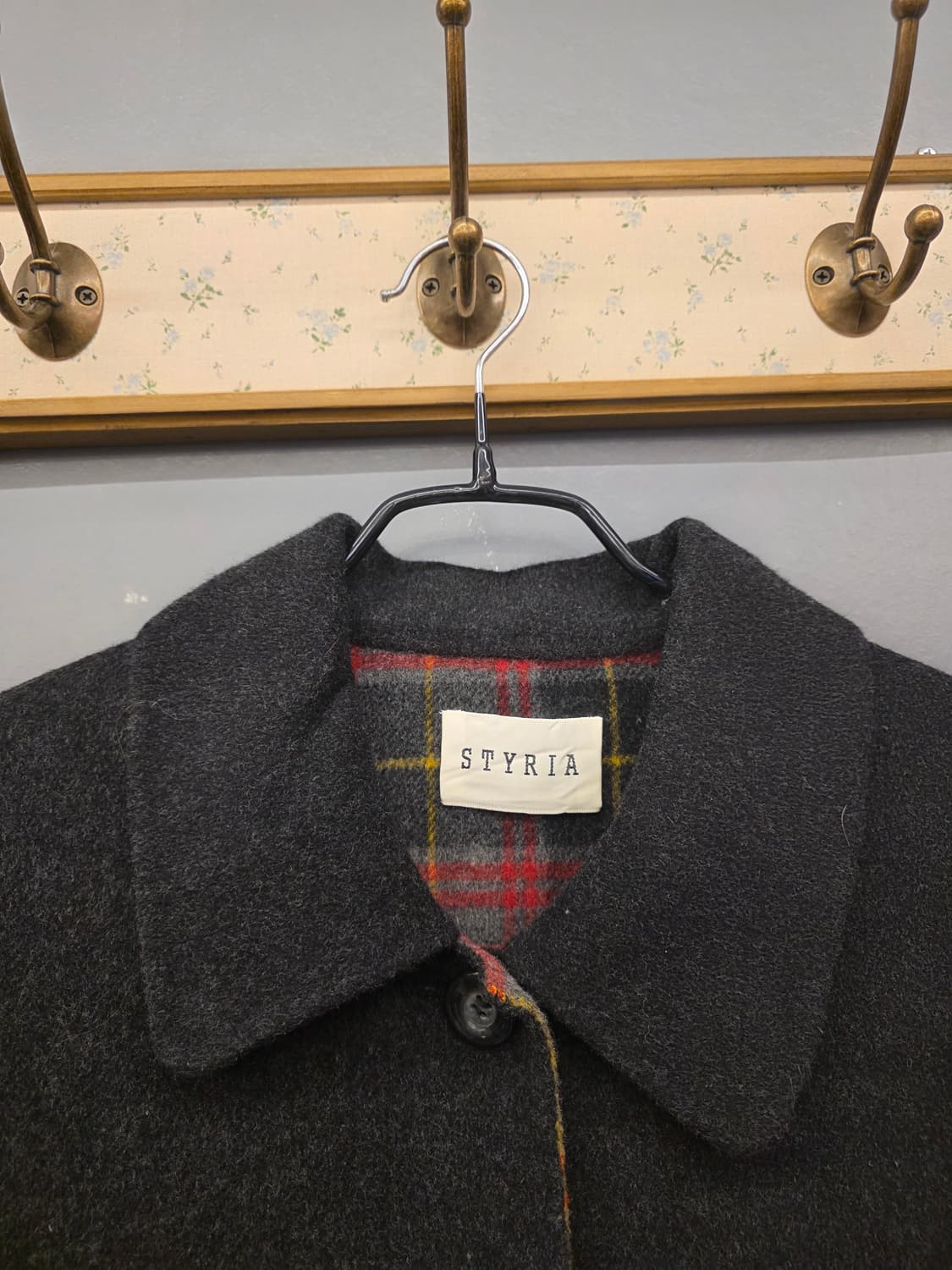 일본빈티지핸드매이드울코트 상품이미지2