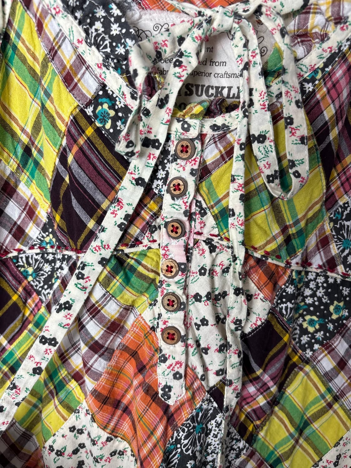 패치 패턴 슬리브리스 상품이미지7