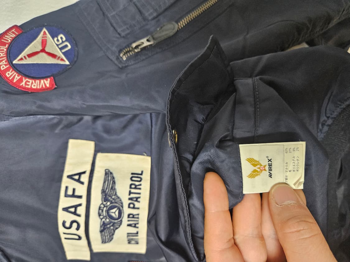 Avirex L2b 플라이트 자켓 xl 에어패트롤 패치 아비렉스 상품이미지4
