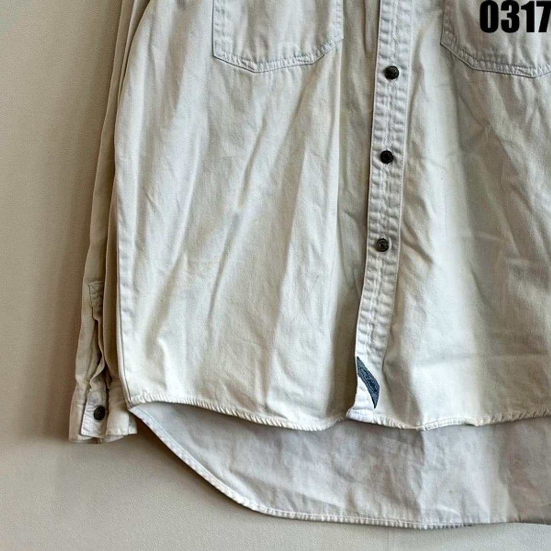 리바이스(Levi’s) 화이트 코튼 셔츠 XL 0317  상품이미지3