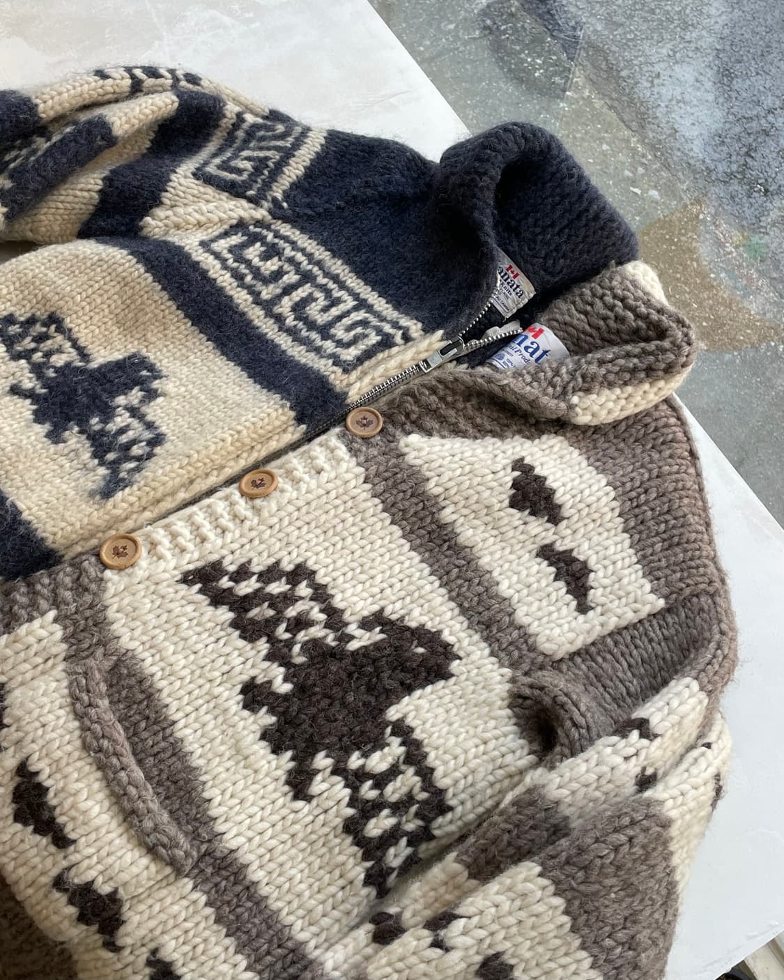 90s KANATA Thunderbird Cowichan 카나타 코위찬 상품이미지8