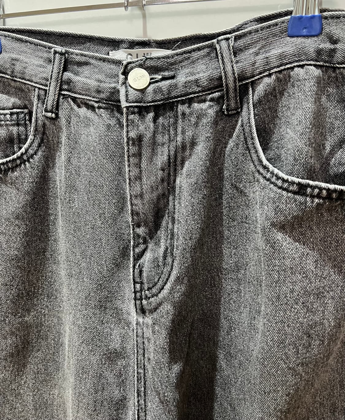 GLW 굿라이프웍스 와이드 데님 그레이 m 상품이미지5