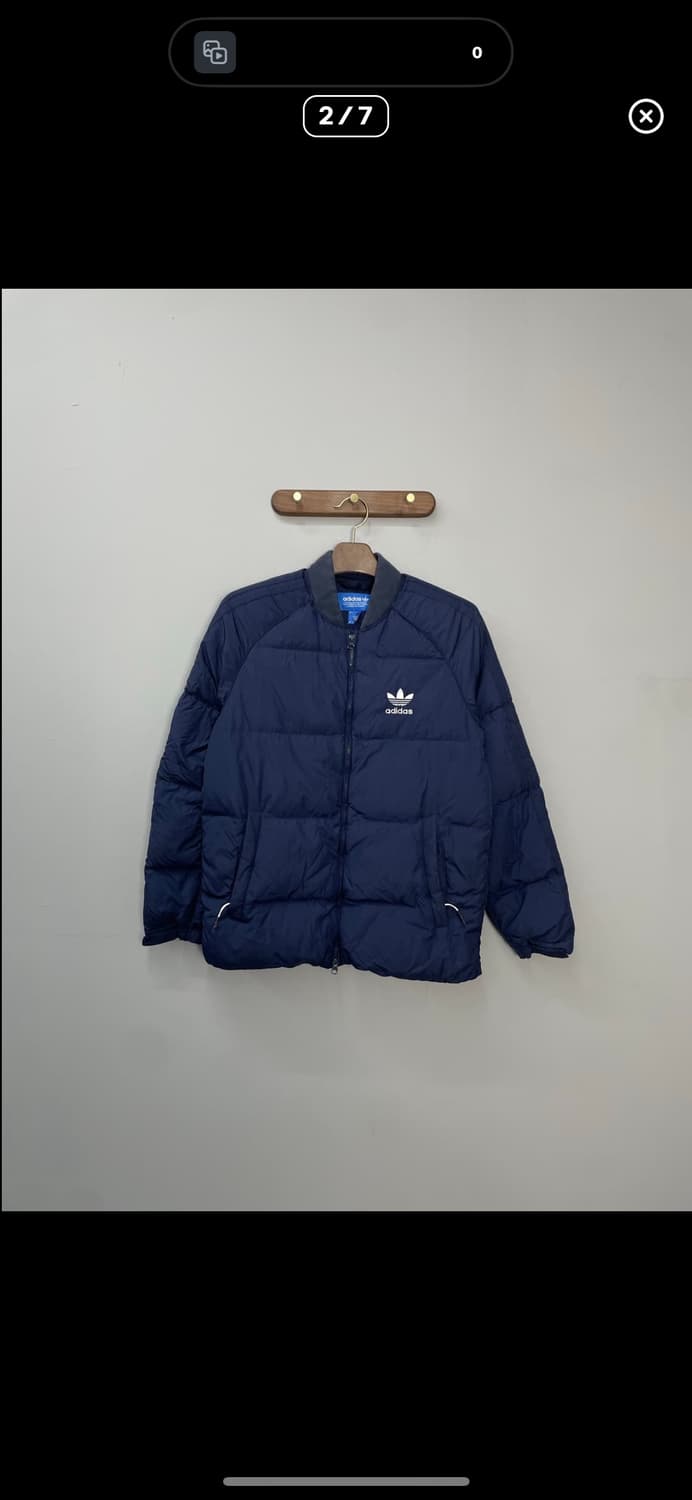 아디다스 SST 네이비 다운패딩 A3051 상품이미지2