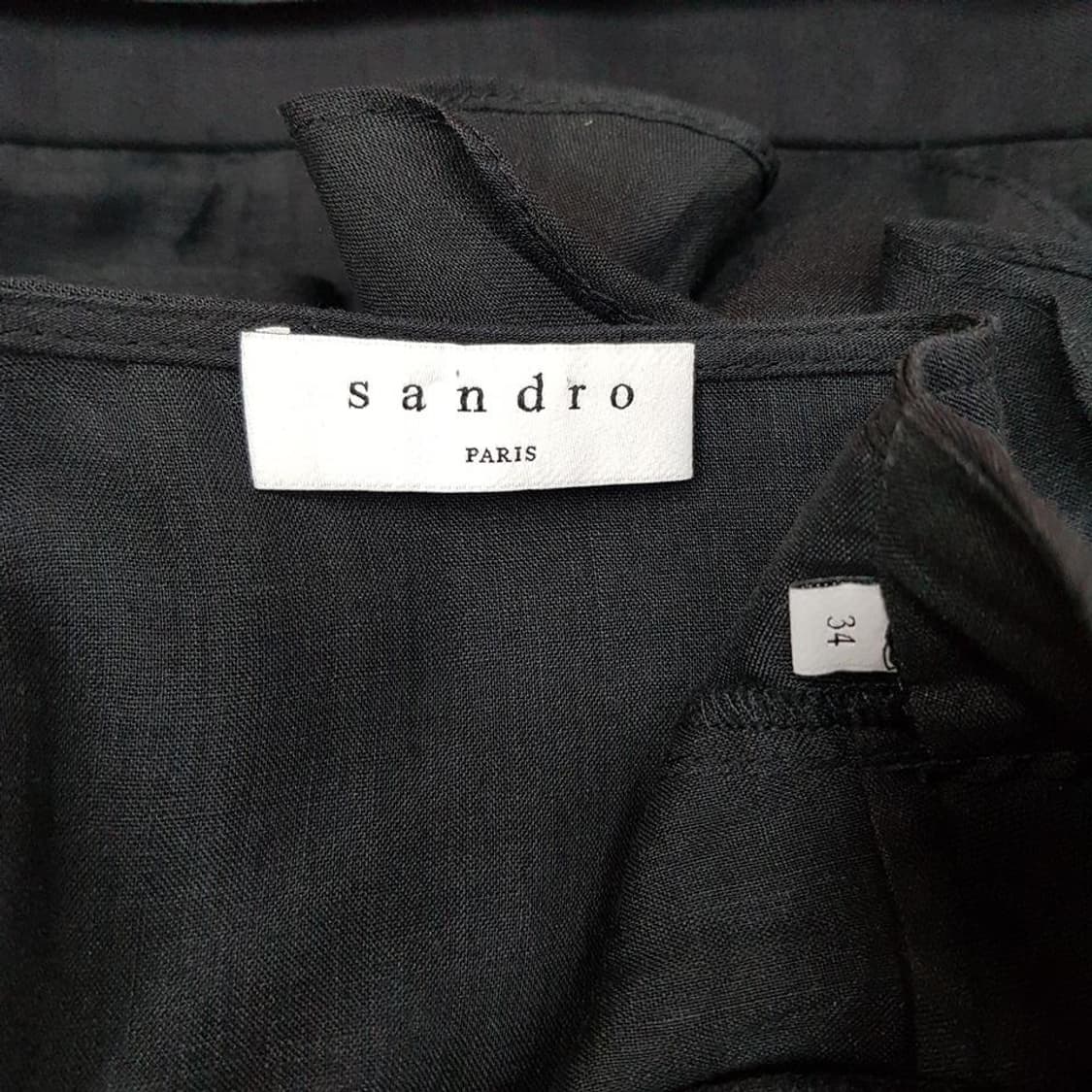 산드로 Sandro  러플 디테일 벨티드 점프슈트 34사이즈 상품이미지8