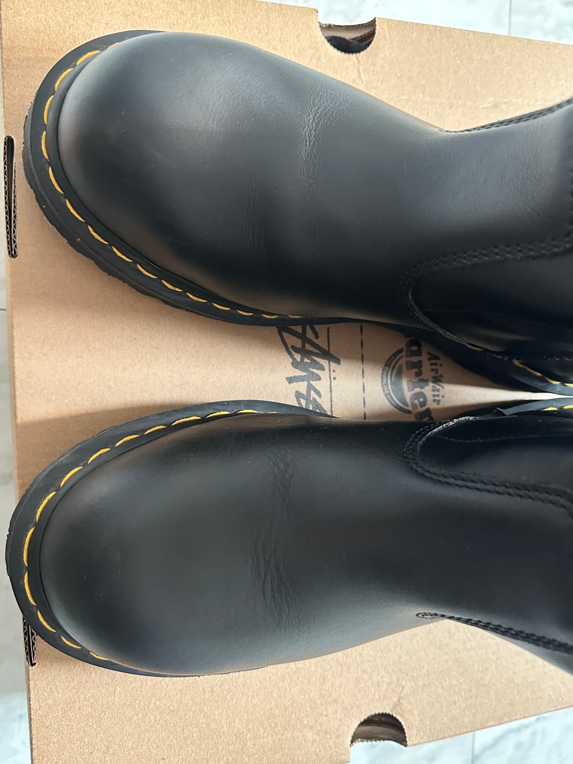 닥터마틴 스투시 2295 데콘 블랙 와나마 레더 부츠 블랙 260 상품이미지5