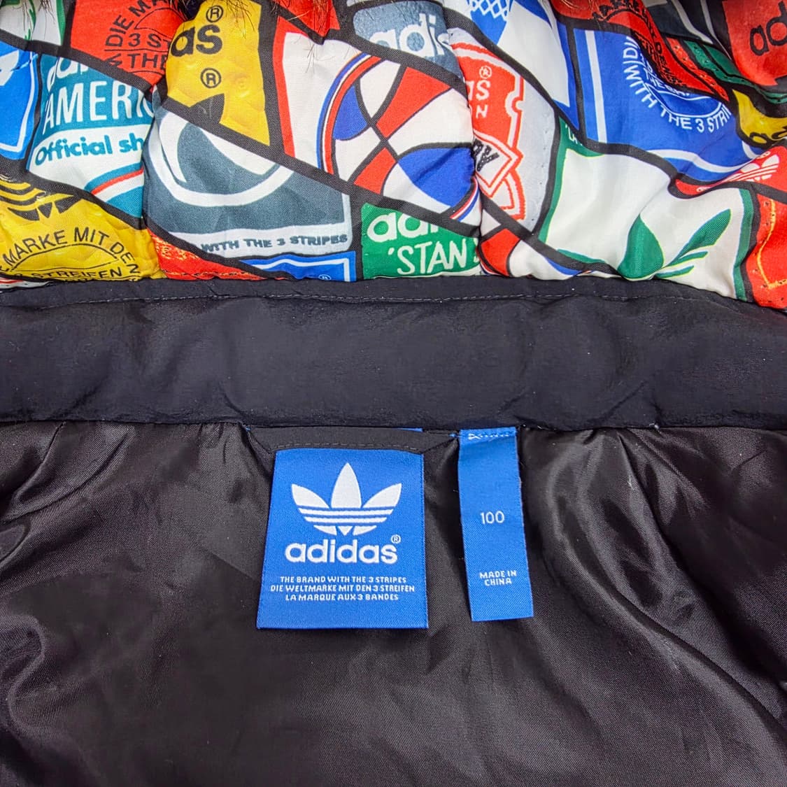 아디다스 남성 BADGE 다운자켓 100 상품이미지4