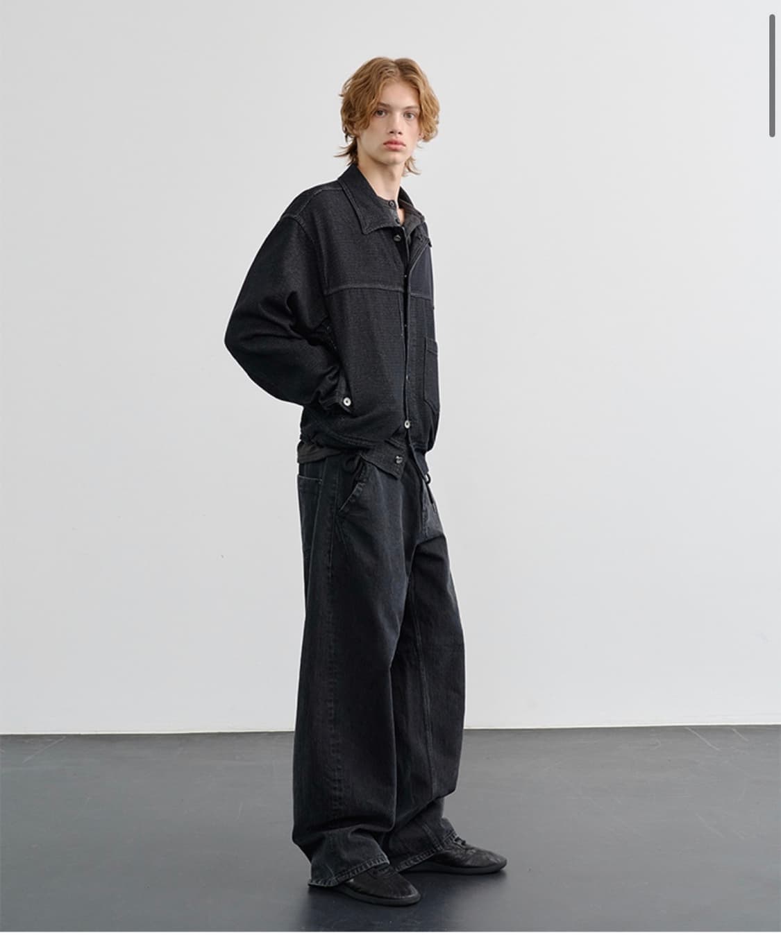 (새상품) 노운 - 25fw honeycomb 데님 트러커 자켓 상품이미지4