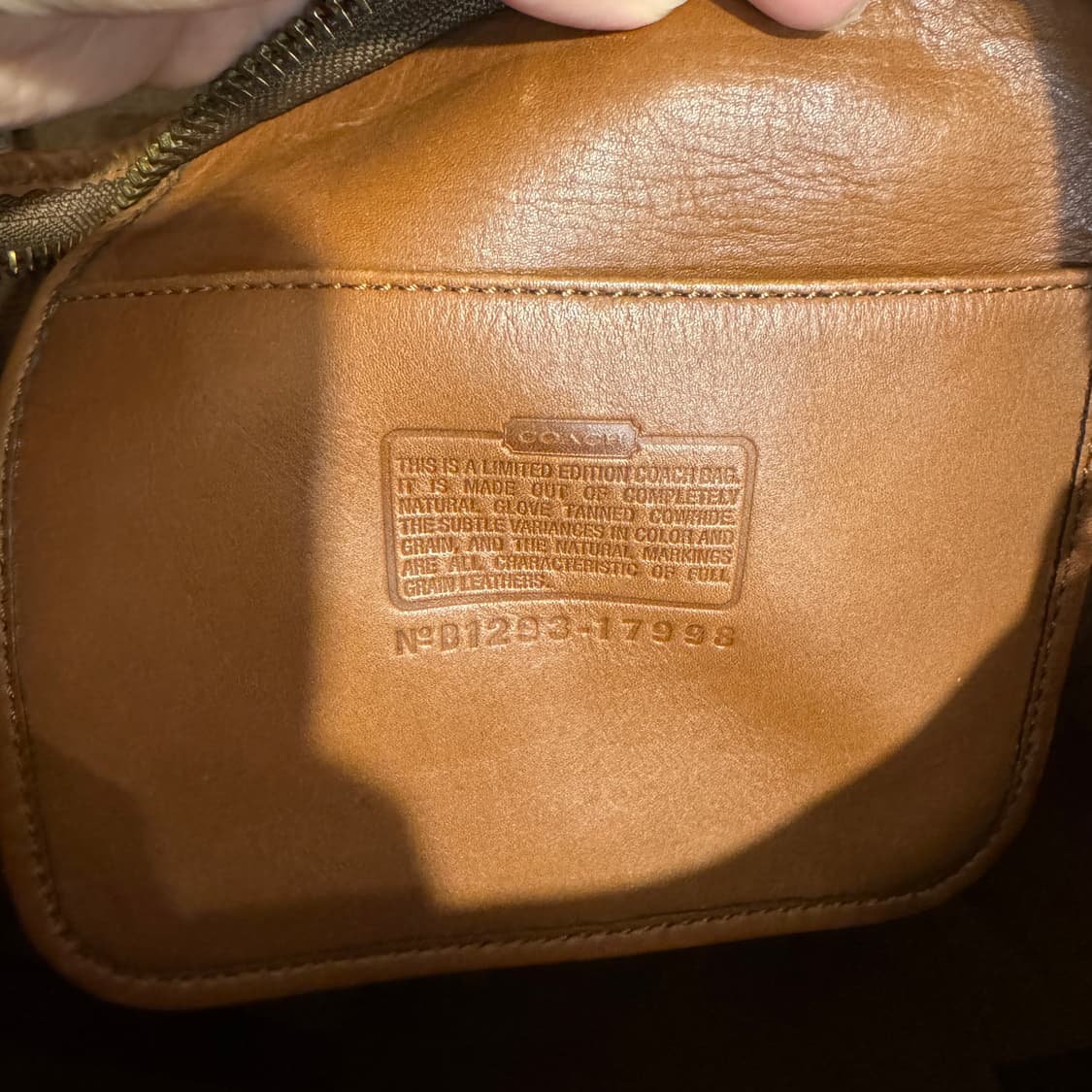 Old Coach Glove Leather Duffle Shoulder  상품이미지8