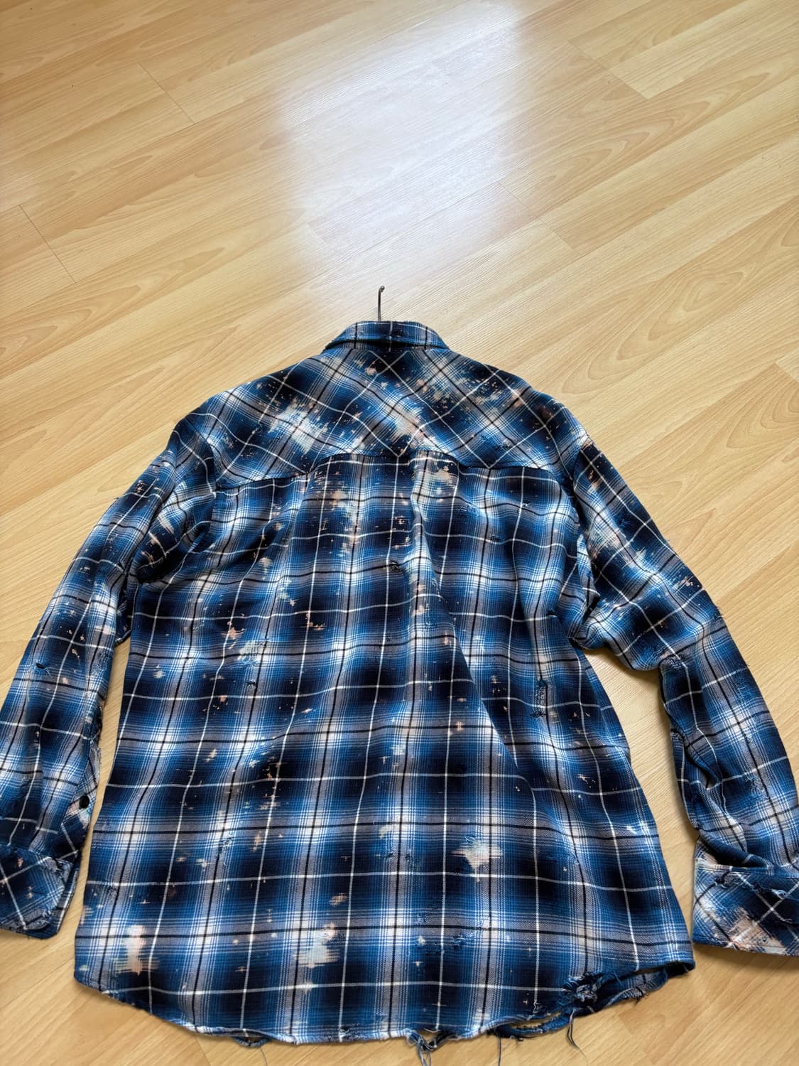 라푸 미야기 히데타카 데미지 블리치 셔츠 상품이미지3