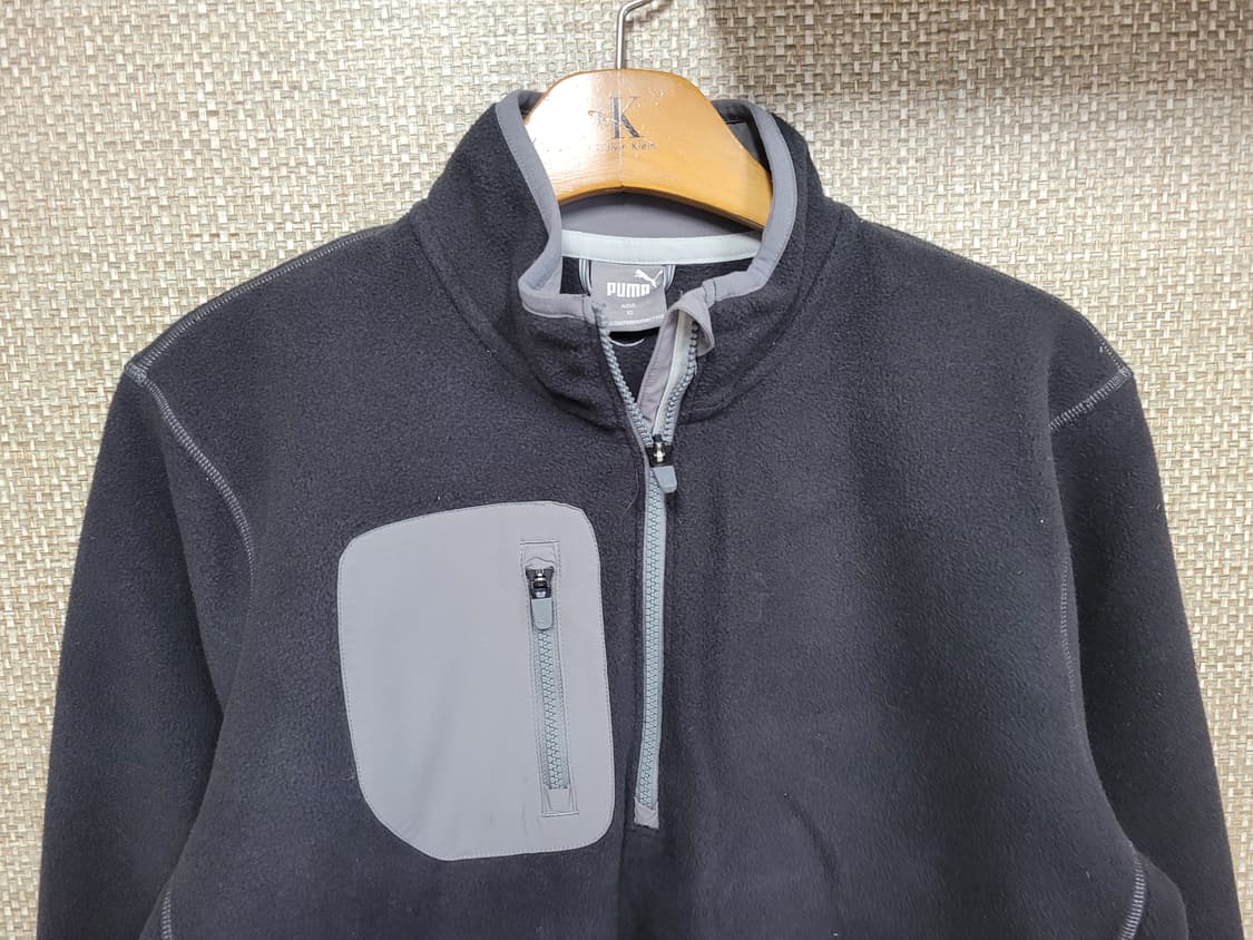 95사이즈 푸마 플리스 하프 집업 티셔츠  상품이미지2