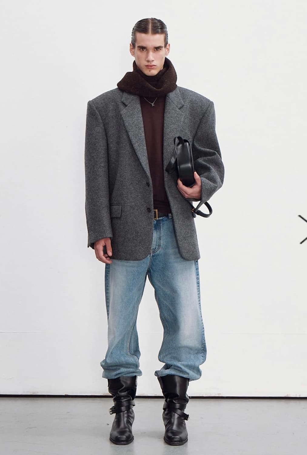 렉토 버진울 싱글 브레스티드 코트 상품이미지1