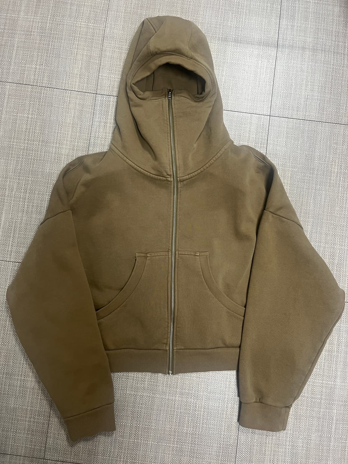 엔타이어스튜디오 풀 집업 크롭 후드 (새상품) 상품이미지1