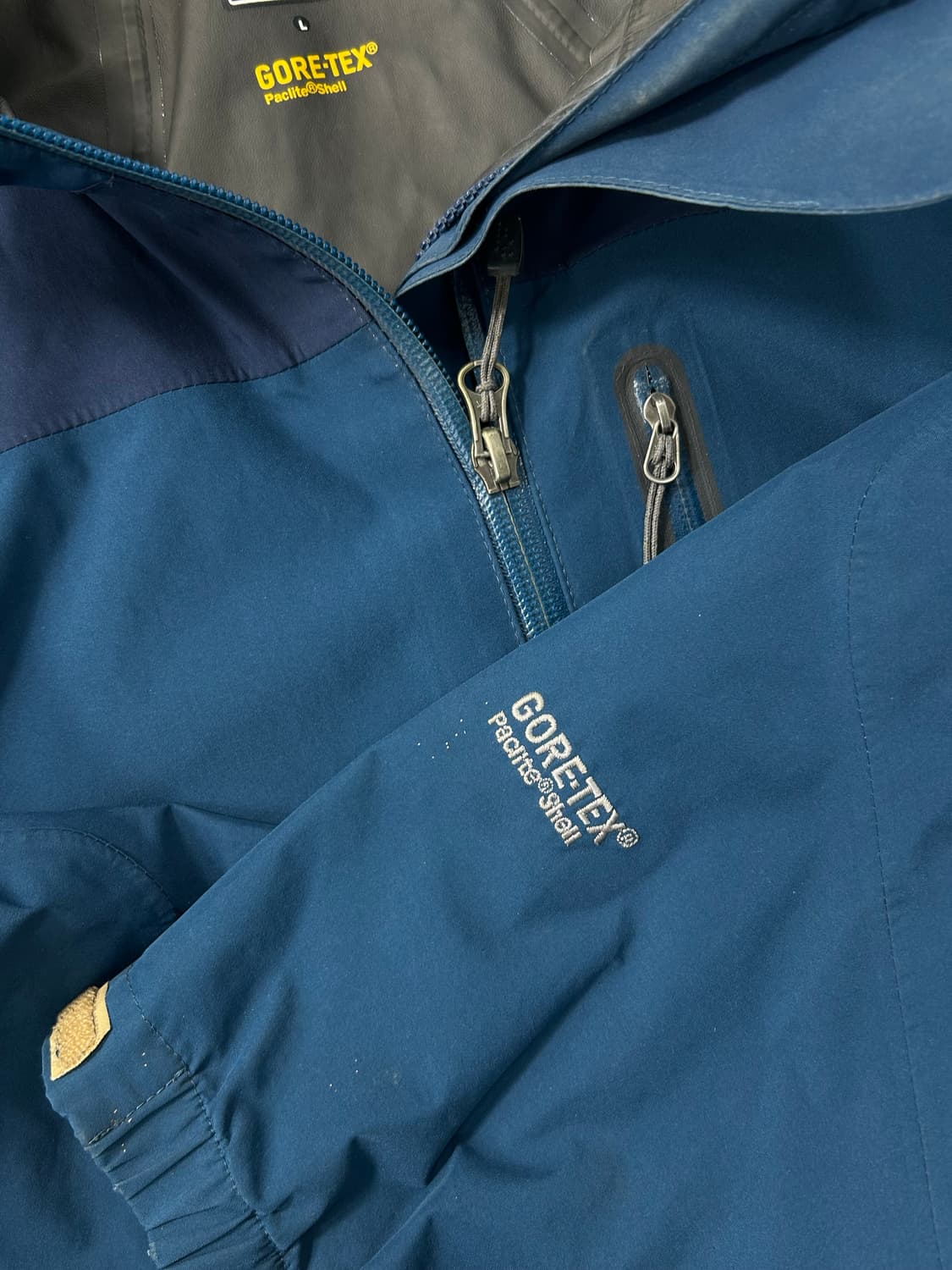 노스페이스 블루 고어텍스 바람막이 L 상품이미지6