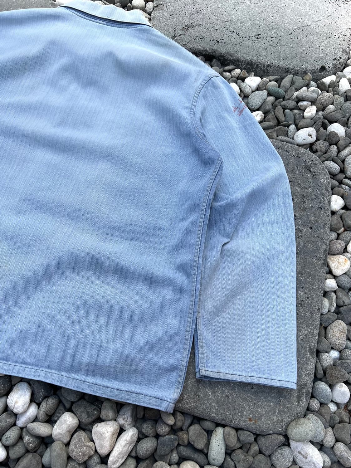 HARD SUN FADED VINTAGE HBT 헤링본 프렌치워크자켓 상품이미지9