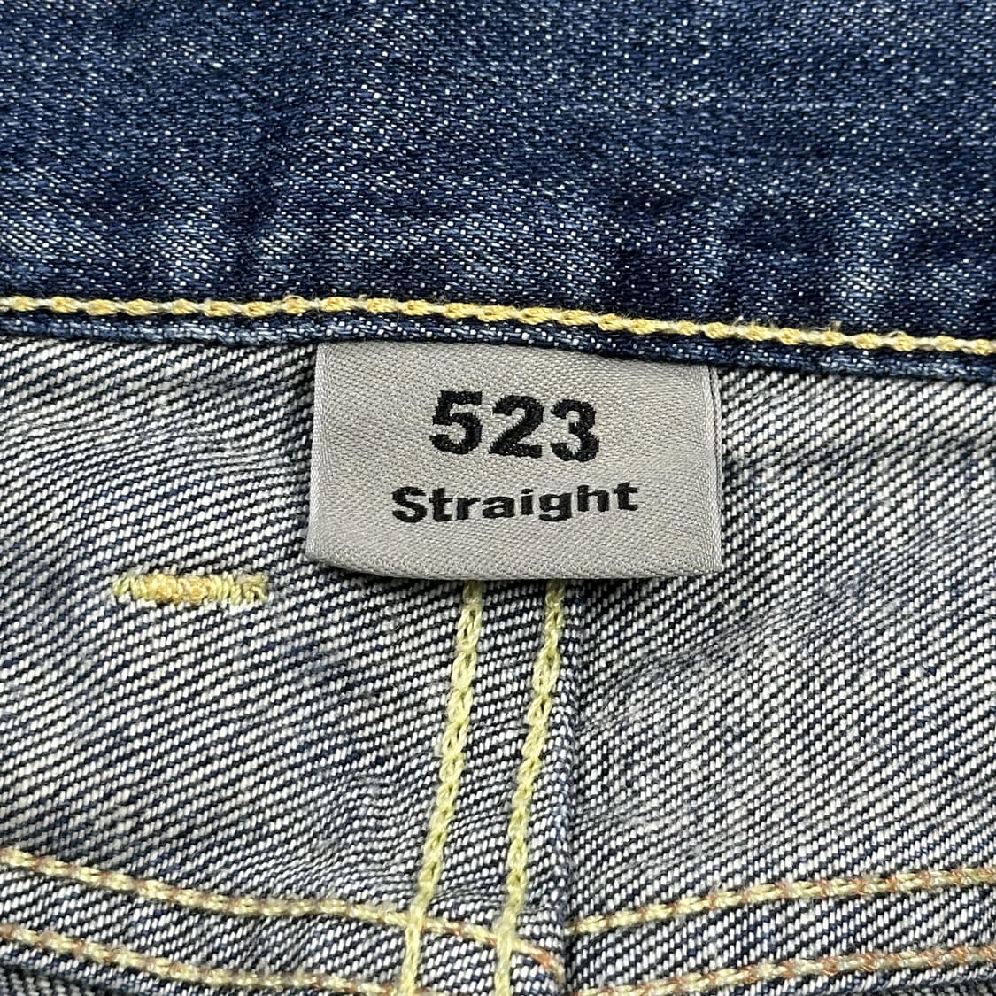 32 리바이스 523 워싱 스트레이트 데님팬츠 상품이미지7