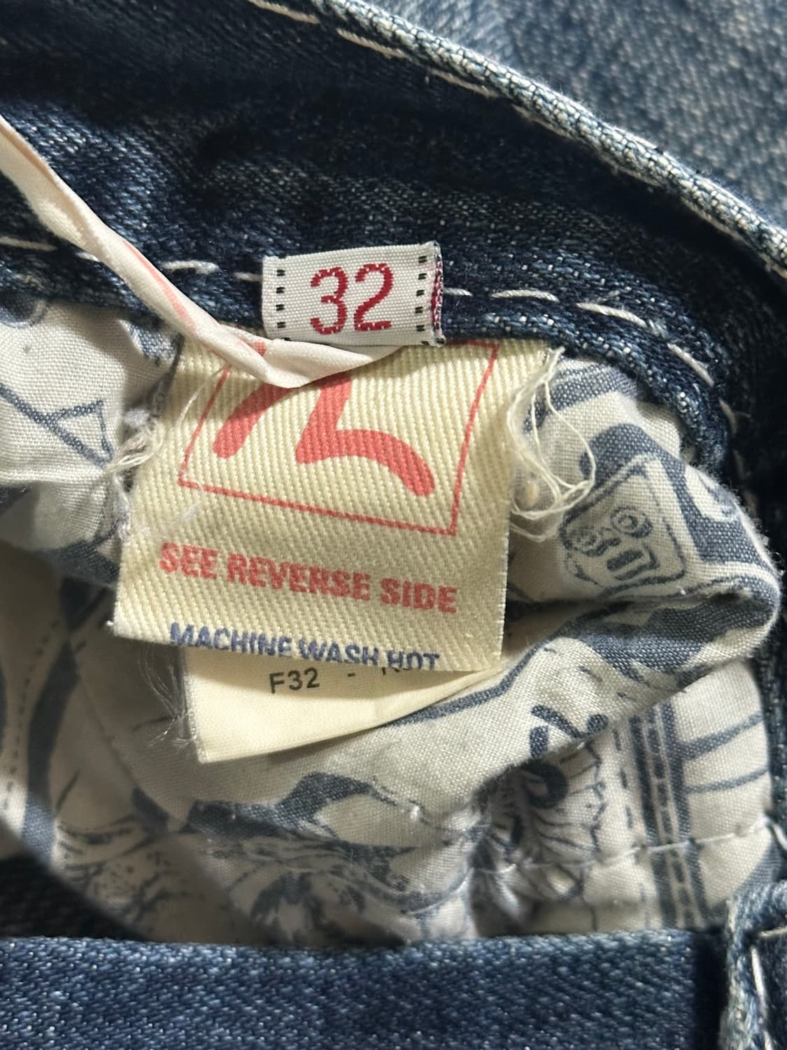 00s EVISU 갈매기 데님 팬츠 /706 상품이미지5