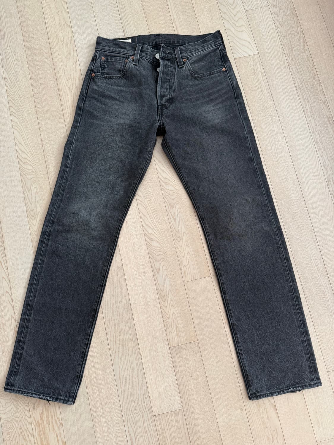 리바이스 프리미엄 501 빅E 셀비지 블랙 상품이미지1