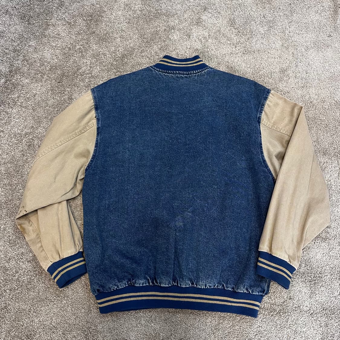 리 올드스쿨 데님 바시티 자켓L 상품이미지9