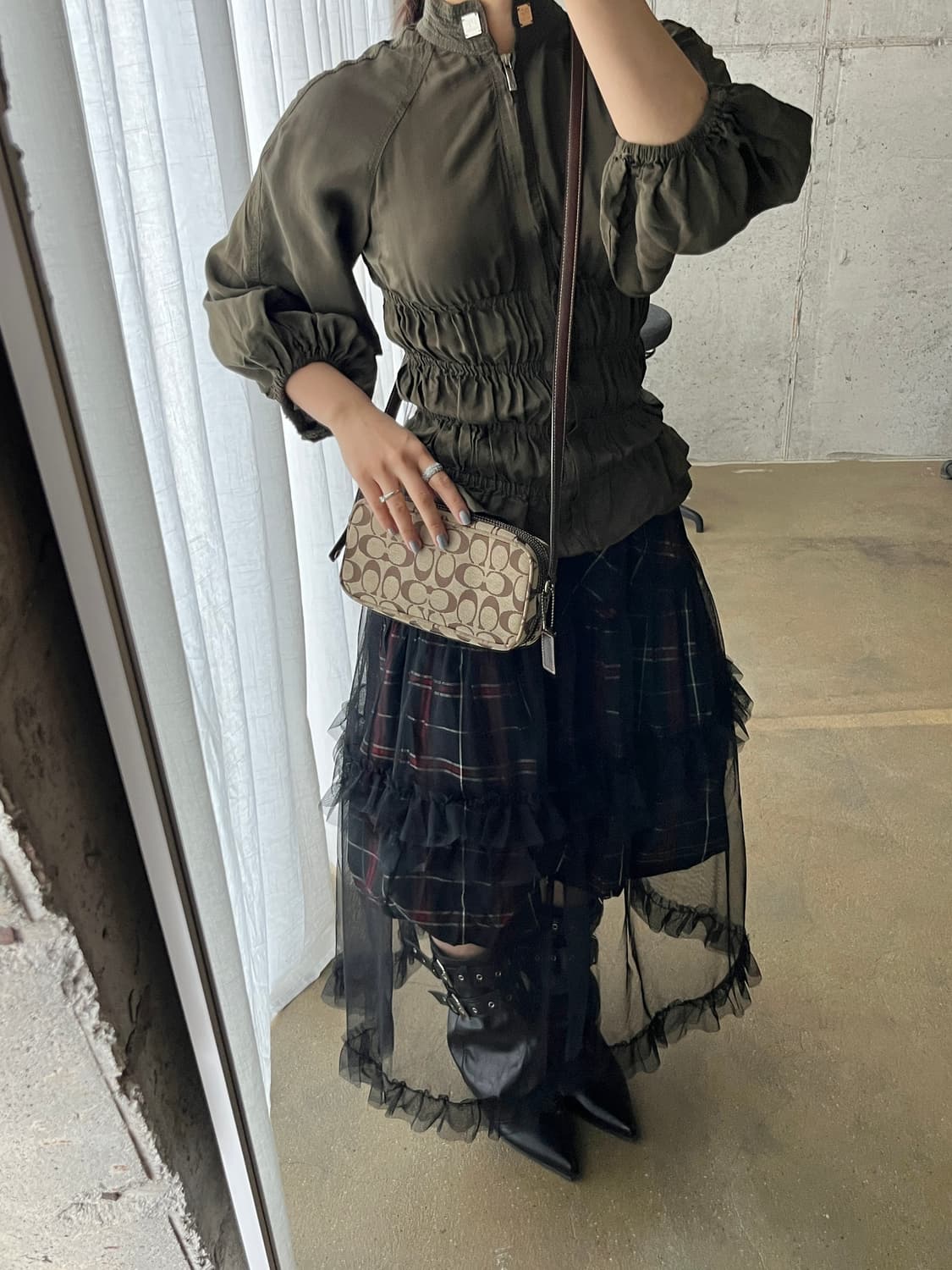 Paola Frani 셔링 자켓 Made in Italy 상품이미지7