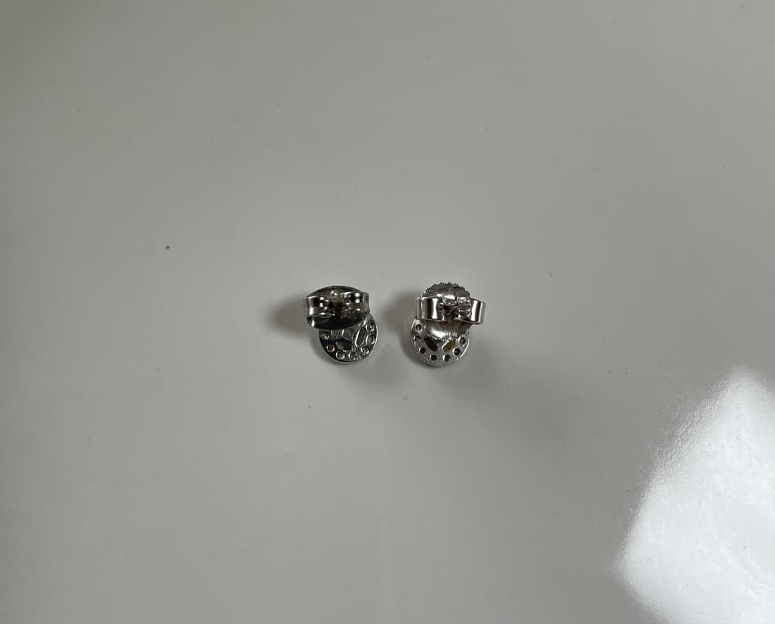 [정품]티르리르 튤리 목걸이 귀걸이 세트 실버925 시그니처튤립 큐빅 상품이미지4